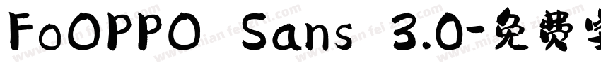 FoOPPO Sans 3.0字体转换